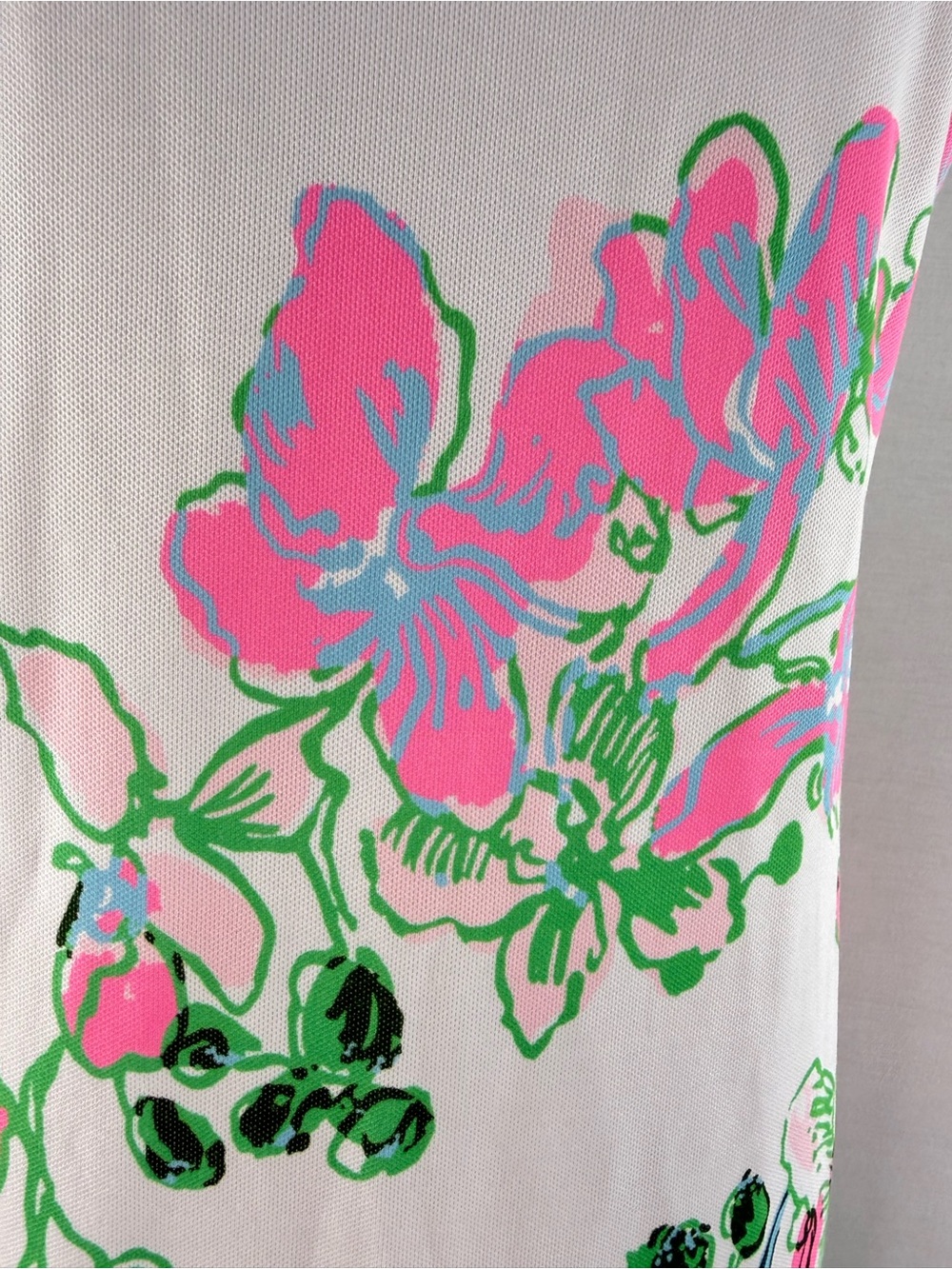 Lilly Pulitzer Melodie White Orchid Floral Print Sleeveless Maxi Dress - Picture 10 of 16